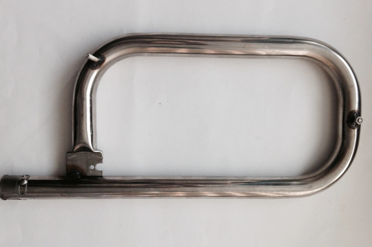 Straubelstone / Steelman Stainless Right Curved Pipe Burner - 162R1 6 Straubelstone / Steelman Stainless Right Curved Pipe Burner - 162R1 - Image 4