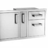 Fire Magic Access Door With Platter Storage & Double Drawer -Bbq Discount Store 53816 Access Door with Platter Storage Double Drawer Fire Magic Grills 51533.1477052014.1500.1500