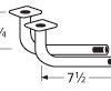 7 1/2 X 2 1/4, L-shaped Venturi Tubes | Aussie -Bbq Discount Store 71602 44050.1580139845.1500.1500