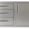 Alfresco 32" Triple Drawer Combo Unit With Single Door-Left - AXE-DDC-L-SC 2 Alfresco 32" Triple Drawer Combo Unit With Single Door-Left - AXE-DDC-L-SC -Bbq Discount Store Alfresco 3 Drawer Combo Unit Single Door Left AXE DDC L 14701.1533349744.1500.1500