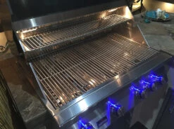 Bonfire 34" 4 Burner Built-in Premium Grill 9 Bonfire 34" 4 Burner Built-in Premium Grill -Bbq Discount Store Bonfire 34 Built in Grill Hood open 43482.1692813067.1500.1500