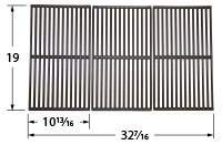 19" X 32 7/16" - Brinkmann Matte Finish Porcelain Cast Iron Cooking Grid Set - 67263
