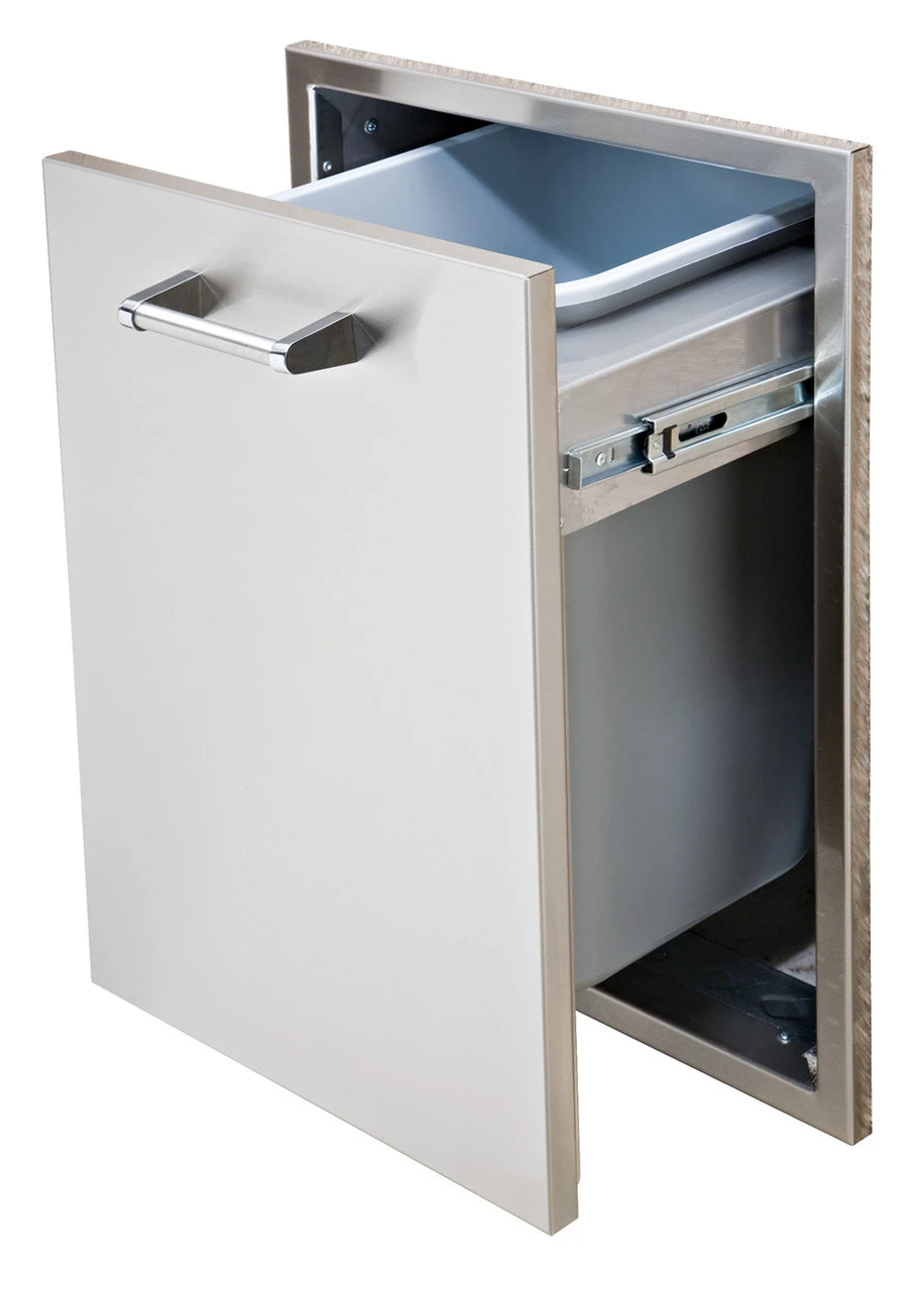 Delta Heat 18" Tall Trash Drawer (Single Or Double) - DHTD18 3 Delta Heat 18" Tall Trash Drawer (Single Or Double) - DHTD18
