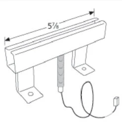 06840 Aussie Ceramic Ignitor Electrode W Male Connector 7 06840 Aussie Ceramic Ignitor Electrode W Male Connector -Bbq Discount Store Drawing of Collector Box for Aussie 06840hr 17434.1588167671.1500.1500