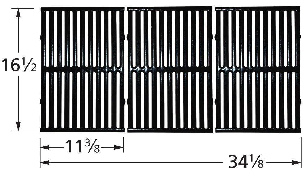 16 1/2 X 34 1/8, Dyna-Glo Cast Iron Cooking Grate - 68253 3 16 1/2 X 34 1/8, Dyna-Glo Cast Iron Cooking Grate - 68253