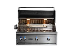 Lynx 36" Built In All Trident Grill W/ Flametrak And Rotisserie - LF36ATR -Bbq Discount Store Lynx 36 Grill Lid Open Lights 40685.1646054263.1500.1500