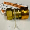 H100-008 Natural Gas 1/2" Brass Quick Connect Coupling -Bbq Discount Store Natural Gas 1 2 inch Brass Quick Connect Coupling 72996.1684770486.1500.1500