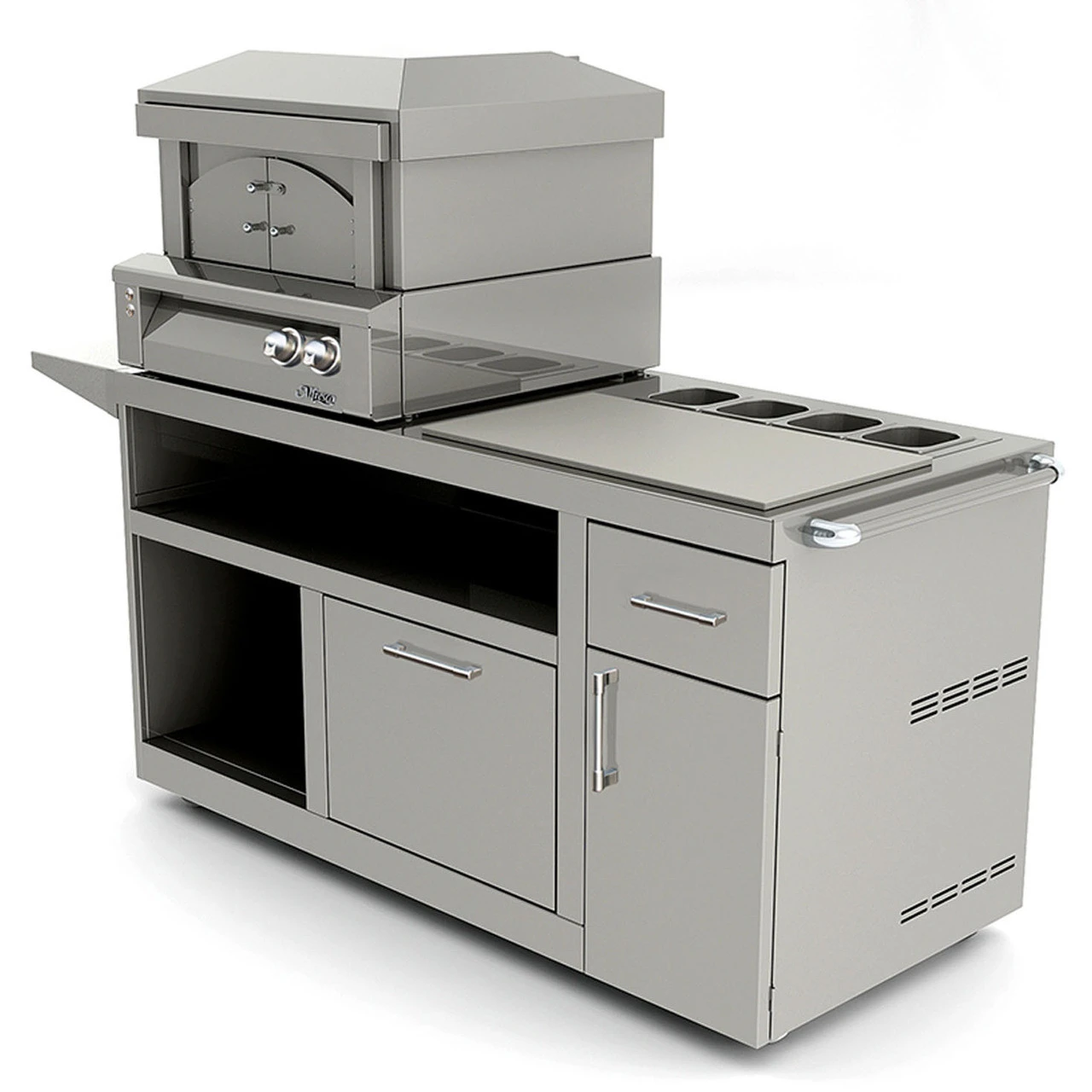 Alfresco 30 Inch Pizza Prep Cart