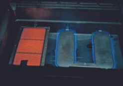 MHP Hybrid Propane Grill W/ SearMagic Grids On Black Cart -Bbq Discount Store WHRG THRG Inside Burner Flames 04615.1600872545.1500.1500