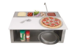 Alfresco Pizza Prep And Garnish Rail - APS-30PPC