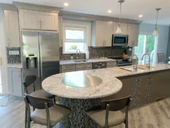 Cook-N-Dine 27.5" Dia Round Stainless Built In Teppanyaki - MO70 -Bbq Discount Store teppanyaki grill built in griddle cooktop MO60 cookndine5 19027.1661372762.1500.1500