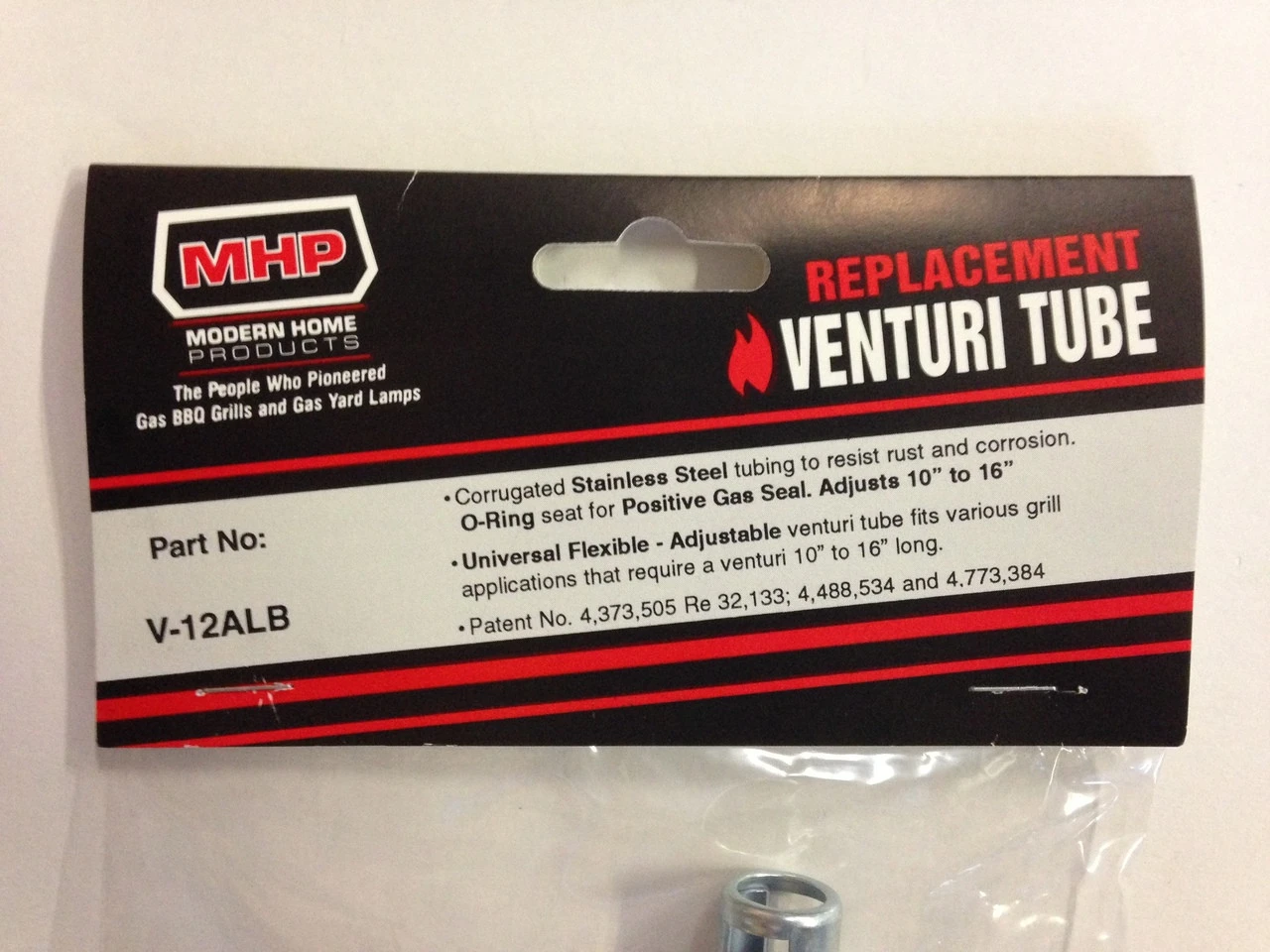 Universal Stainless Adjustable Single Venturi, X Long - V12ALB 3 Universal Stainless Adjustable Single Venturi, X Long - V12ALB