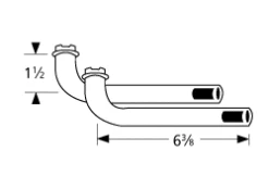L-shaped Venturi Pair Charbroil 5 L-shaped Venturi Pair Charbroil -Bbq Discount Store yhst 87469101818510 2155 16867194 86142.1477004350.1500.1500