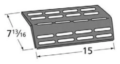 15 X 7 13/16, Porcelain Heat Shield, BBQ Galore, Charbroil, Sams - 90161 -Bbq Discount Store yhst 87469101818510 2155 18142146 83182.1665577707.1500.1500