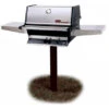 MHP TJK2-P Propane Gas Grill W/ Stainless Steel Grids On In-Ground Post -Bbq Discount Store yhst 87469101818510 2155 57671263 80440.1477012712.1500.1500