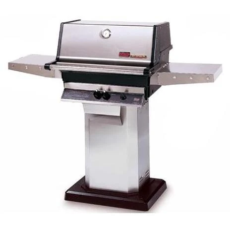 MHP TJK2 Propane Grill W/ SearMagic Grids On Stainless Base