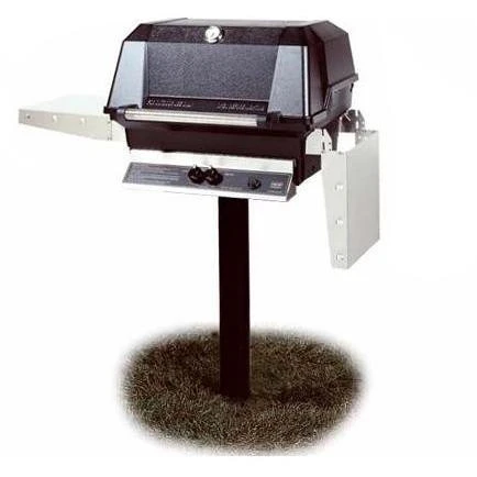 MHP WNK Grill W/ Stainless Or Sear Magic Grids On In-Ground Post