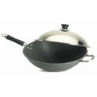Firemagic 15" Hard Anodized Wok W Stainless Steel Cover - 3572